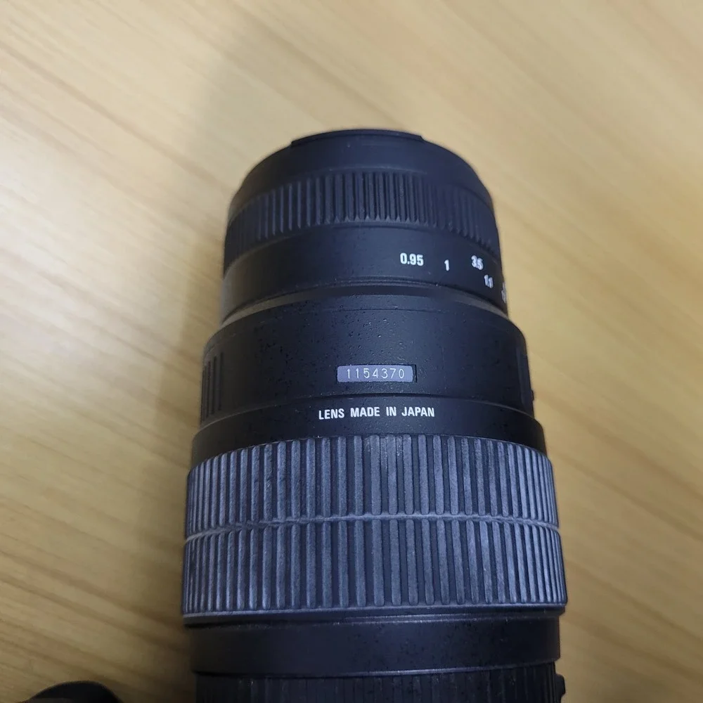 Canon EOS 55 35mm Camera Sigma 70-300mm Date Back Zoom Lens Japan Read